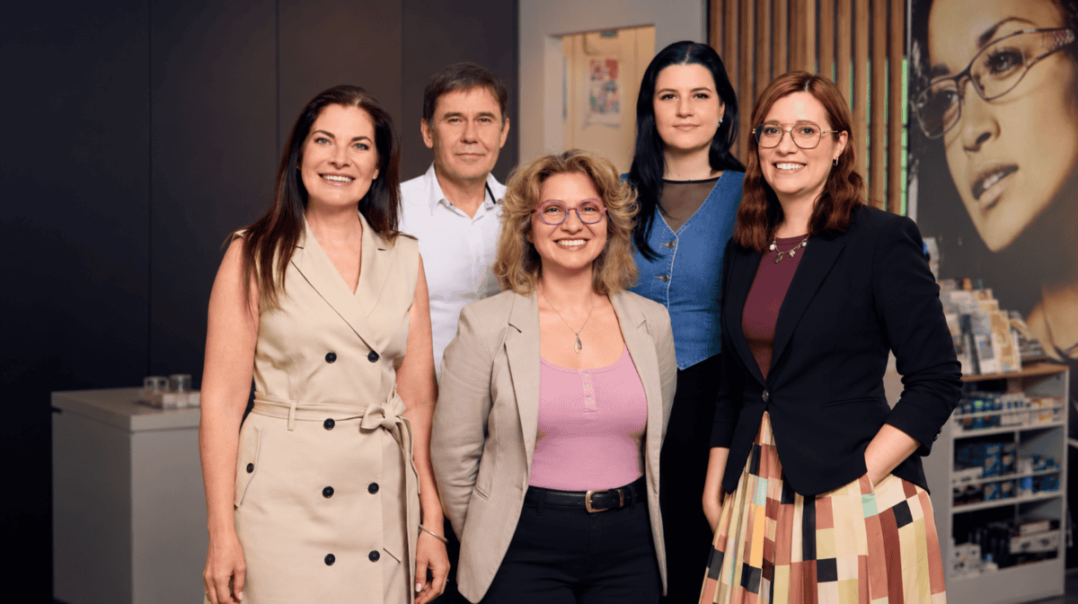 Team of eyecare professionals at Paul Fell Eyecare.